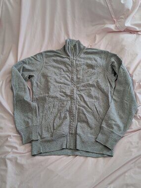 Diesel Grey Mohican Logo Full Zip Sweatshirt L